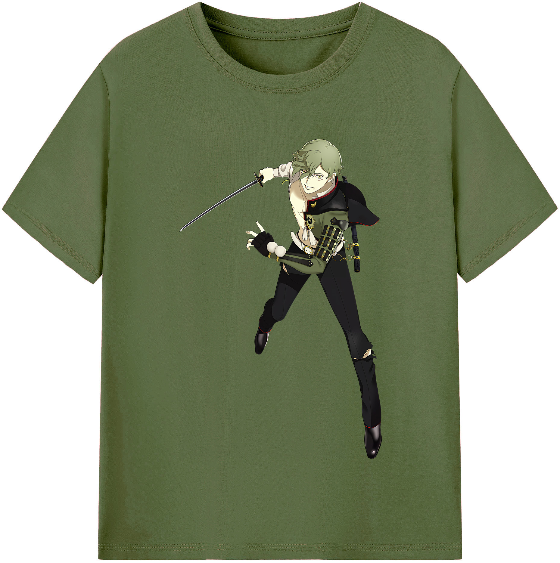 （画像用） 刀剣乱舞 Touken Ranbu 綿100％半袖Tシャツ（フロントプリント）